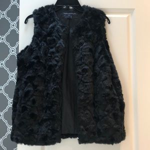 French Connection Fur Vest size US 6